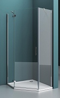 BelBagno Душевой уголок Kraft 100/100 KRAFT-P-1-100-C-Cr-L стекло прозрачное