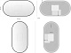 Aquanet Зеркало Контур 60x120 Led TX с подсветкой и антизапотеванием черное – картинка-14