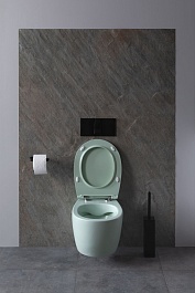 Allen Brau Унитаз подвесной Fantasy 4.11004.MT мятный с крышкой 4.11005.MT – фотография-6