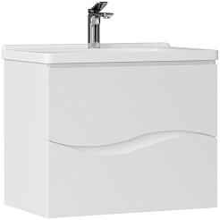 Volna Тумба с раковиной Volna 60.2Y подвесная белая – фотография-1