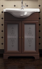 Opadiris Тумба с раковиной Кама 65 орех – фотография-1