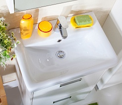 Бриклаер Мебель для ванной подвесная Палермо 55 – фотография-2