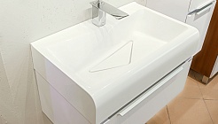 Velvex Мебель для ванной Crystal Cub 70 белая – фотография-8
