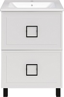 ASB-Mebel Тумба с раковиной Санта 60 белая матовая