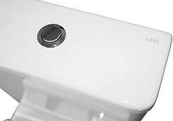 Azario Унитаз-компакт Alba AZ-8323 безободковый с бачком с сиденьем микролифт белый – фотография-15