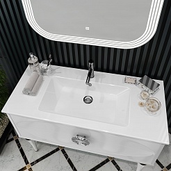 Opadiris Мебель для ванной Ибица 120 белая/хром – фотография-6