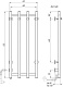 Domoterm Полотенцесушитель электрический Танго DMT 109-V4 36x92 ЧРН EK L черный – фотография-8