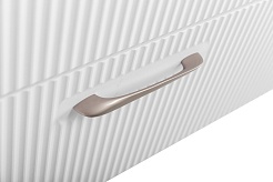 BelBagno Тумба с раковиной Due 80 подвесная Белый металлик – фотография-9