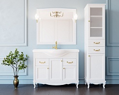 ValenHouse Комплект мебели Эллина 105 белый, фурнитура золото – фотография-7