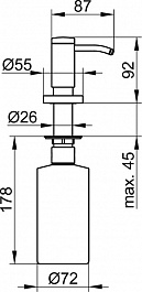 Keuco Дозатор Plan 14949 хром – фотография-2