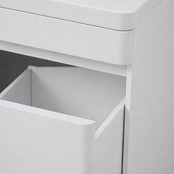 Vivon Тумба с раковиной Atwood 70 напольная белая матовая – фотография-14