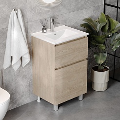 Teymi Тумба под раковину Laina 50 дуб светлый – фотография-5