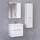 Jorno Тумба под раковину Moduo Slim 50 белая Mod.01.50/P/W подвесная – фотография-5