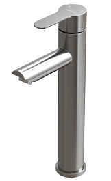 Mixline Смеситель для раковины 35k MLSS32-042 "Stainless" высокий излив – фотография-1