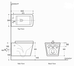 Aquanet Унитаз подвесной Tavr-W BW 287011 – фотография-2