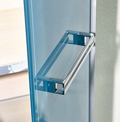 Misty Тумба с раковиной Джулия QVATRO 75 прямая синяя – фотография-5