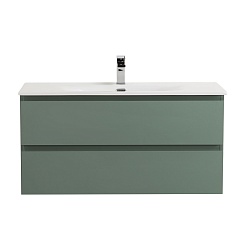 BelBagno Тумба с раковиной Kraft 100 подвесная Еловый матовый с раковиной BB-8099-100 – фотография-2