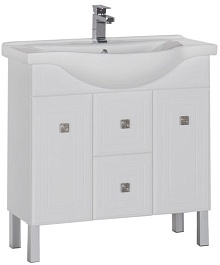 Aquanet Тумба с раковиной "Стайл 85" с ящиками – фотография-1