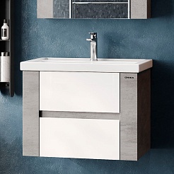 Onika Тумба с раковиной Стоун 70.13 Ателье светлое – фотография-7