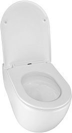 Azario Унитаз подвесной Nemi AZ-1293WH безободковый белый – фотография-8