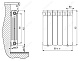 Rifar Радиатор Monolit 500 6 секций 1/2' – фотография-9