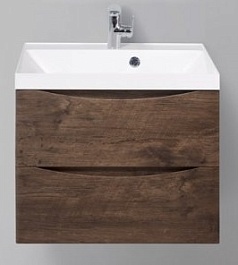 BelBagno Тумба с раковиной MARINO 600 Rovere Moro – фотография-1