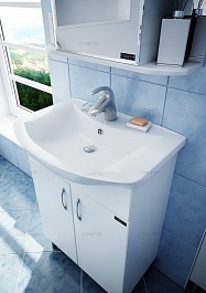 СанТа Мебель для ванной Грация Прима 60 R свет – фотография-4