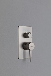 Allen Brau Смеситель для душа Priority X2 5.31011-BN (с внутренней частью, 2 выхода) никель браш – фотография-4