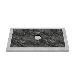 Зов Тумба с раковиной Севилья 100 подвесная фисташковая/столешница куритиба – фотография-6