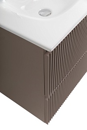 BelBagno Тумба с раковиной Uno 60 подвесная Бежевый матовый с раковиной BB-8099-60 – фотография-6