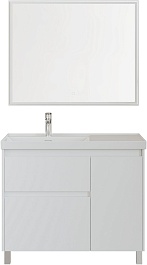 Aquanet Тумба с раковиной Nova Lite 2.0 90 L белая – фотография-18