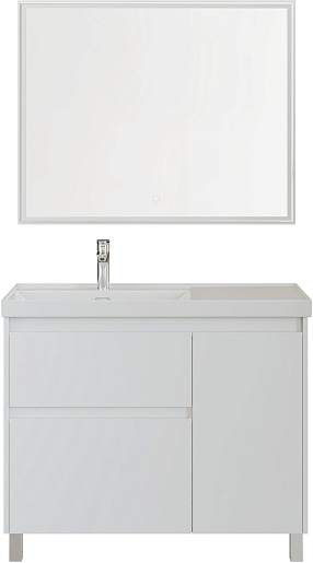 Aquanet Тумба с раковиной Nova Lite 2.0 90 L белая – фотография-18