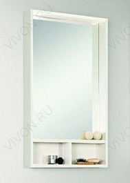 Акватон Мебель для ванной "Йорк 50 М" белый/выбеленное дерево – фотография-2