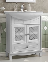 Opadiris Тумба под раковину Омега 65 белая матовая