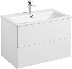 Акватон Мебель для ванной Сохо 75 R подвесная белая – фотография-5