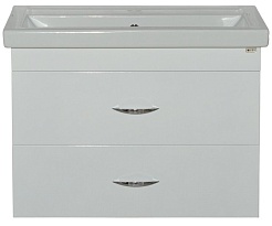 Misty Тумба для умывальника Фостер 70 подвесная с 2 ящиками – фотография-1