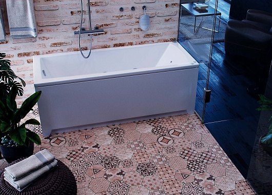 Aquatek Акриловая ванна Либра New 160x70 L с экраном – картинка-3