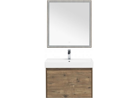 Aquanet Мебель для ванной Nova Lite 75 дуб рустикальный – картинка-3