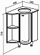 Runo Мебель для ванной Бис L угловая – фотография-14