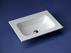 Ceramicanova Мебельная раковина Grace 61 без отверстия CN7011wx белая – фотография-2