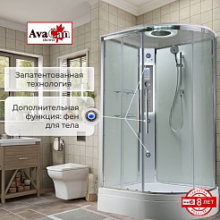 Avacan Душевая кабина 120/90 EM3912LLEDT прозрачная – фотография-2