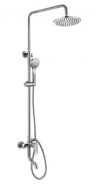 Bravat Душевая стойка Emeralda F6337371CP-A-RUS хром – фотография-1