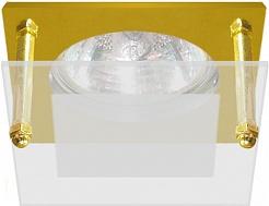 Feron Встраиваемый светильник BS3159-P2-8 золото – фотография-1