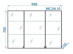 Aqwella Мебель для ванной Майами 100 – фотография-3