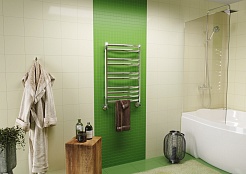 Lemark Полотенцесушитель водяной Atlantiss П10 500x800 хром – фотография-3