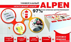 Alpen Универсальный монтажный набор для акриловых ванн Alpen – фотография-1