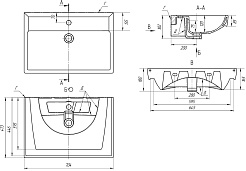 Dreja Тумба с раковиной Q Plus (D) 70 белая – фотография-19