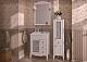 ASB-Woodline Зеркало для ванной Флоренция Квадро 60 патина, серебро, массив ясеня – фотография-12