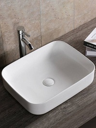 Ceruttispa Раковина накладная 50 CR0084 белая – фотография-3