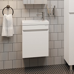 Onika Мебель для ванной Милтон 45 R подвесная белая – фотография-6